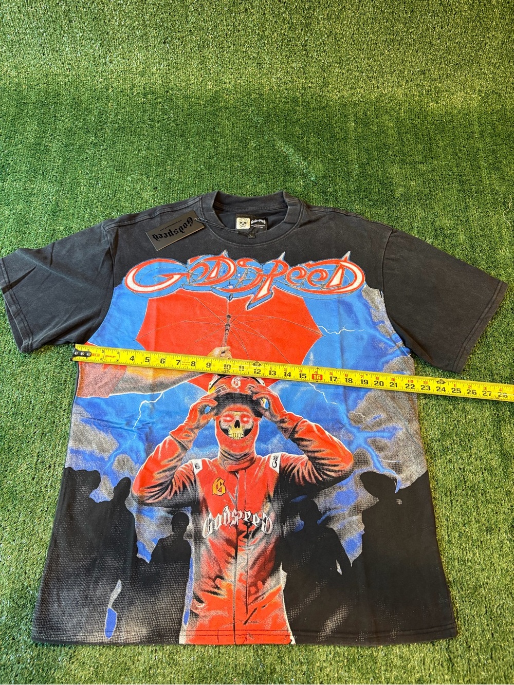 GODSPEED Red Graphic Short Sleeve Tee - Men's Crew Neck - Picture 11 of 13